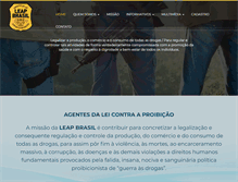 Tablet Screenshot of leapbrasil.com.br